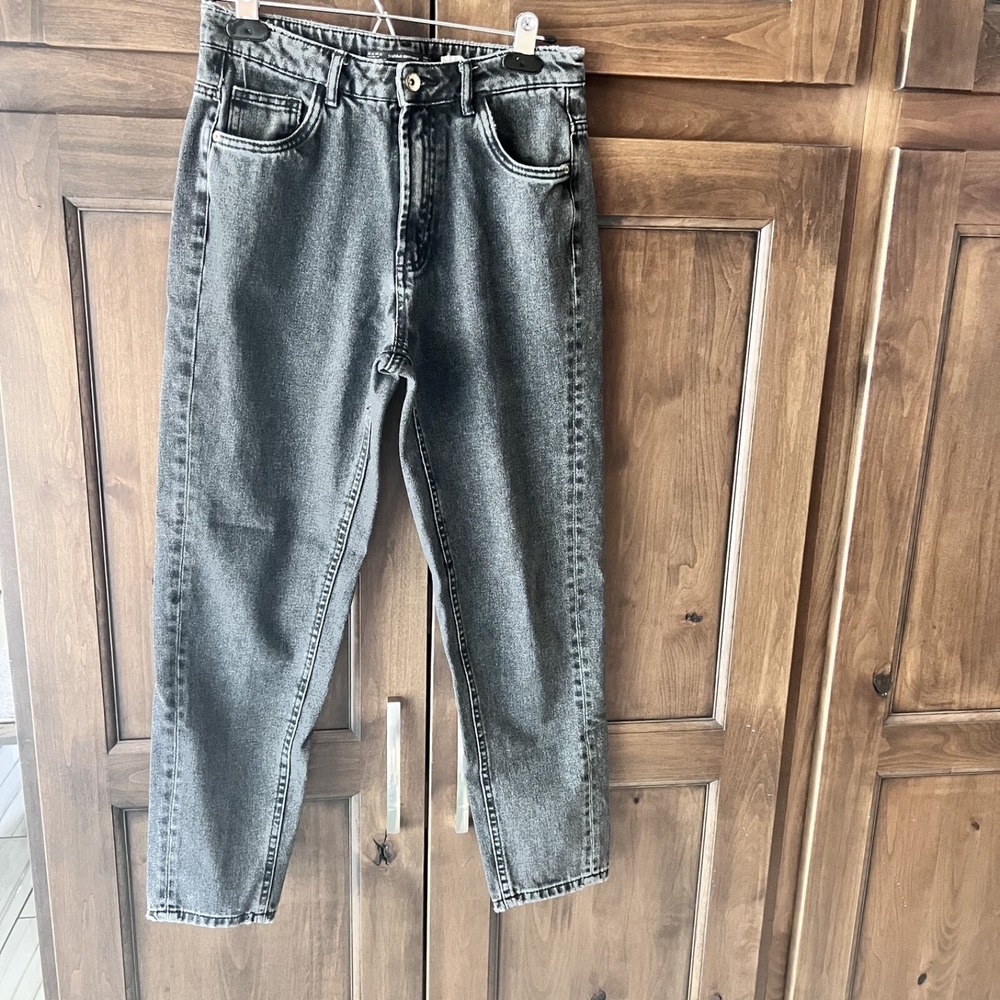 ZARA-TRAFALUC Black Denim Jeans Size 4